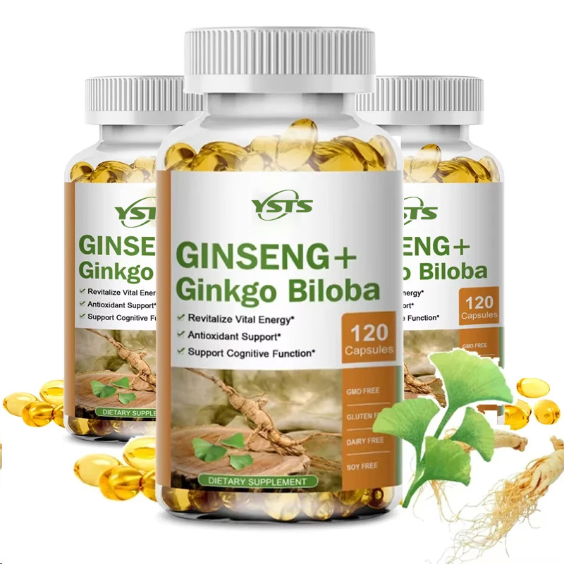 Ginkgo Biloba Extract - Kapsul Ginseng + Ginkgo Biloba -