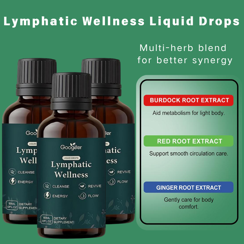 Herbal And Wellness - 60ml Cairan Pendukung Limfatik, Suplemen Makanan