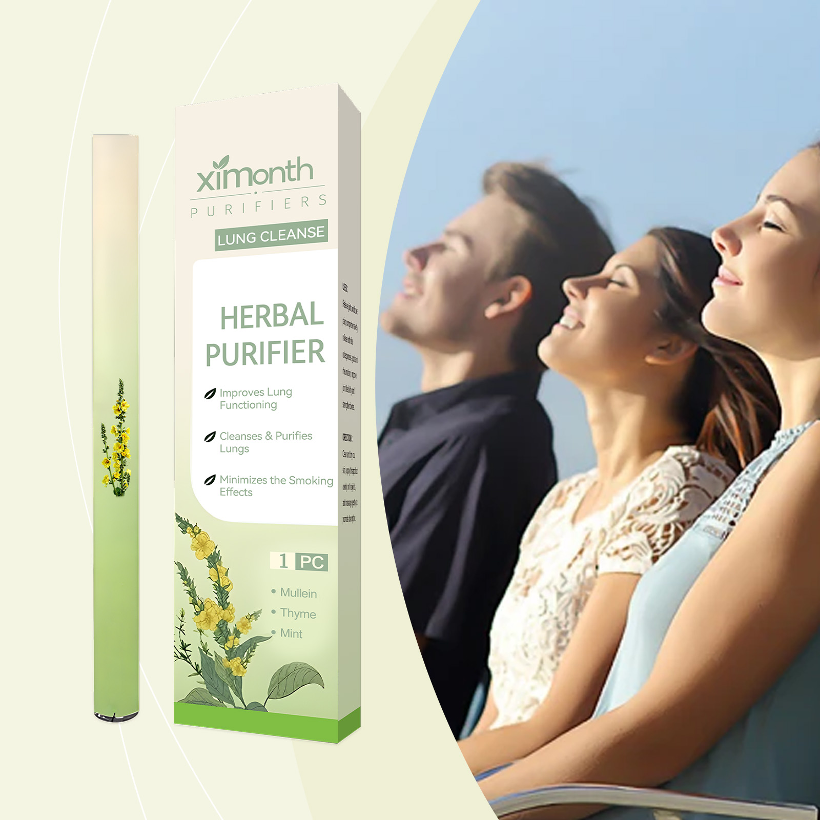 Tongkat Pernapasan Herbal Alam - Herbal And Wellness ulasan dan harga