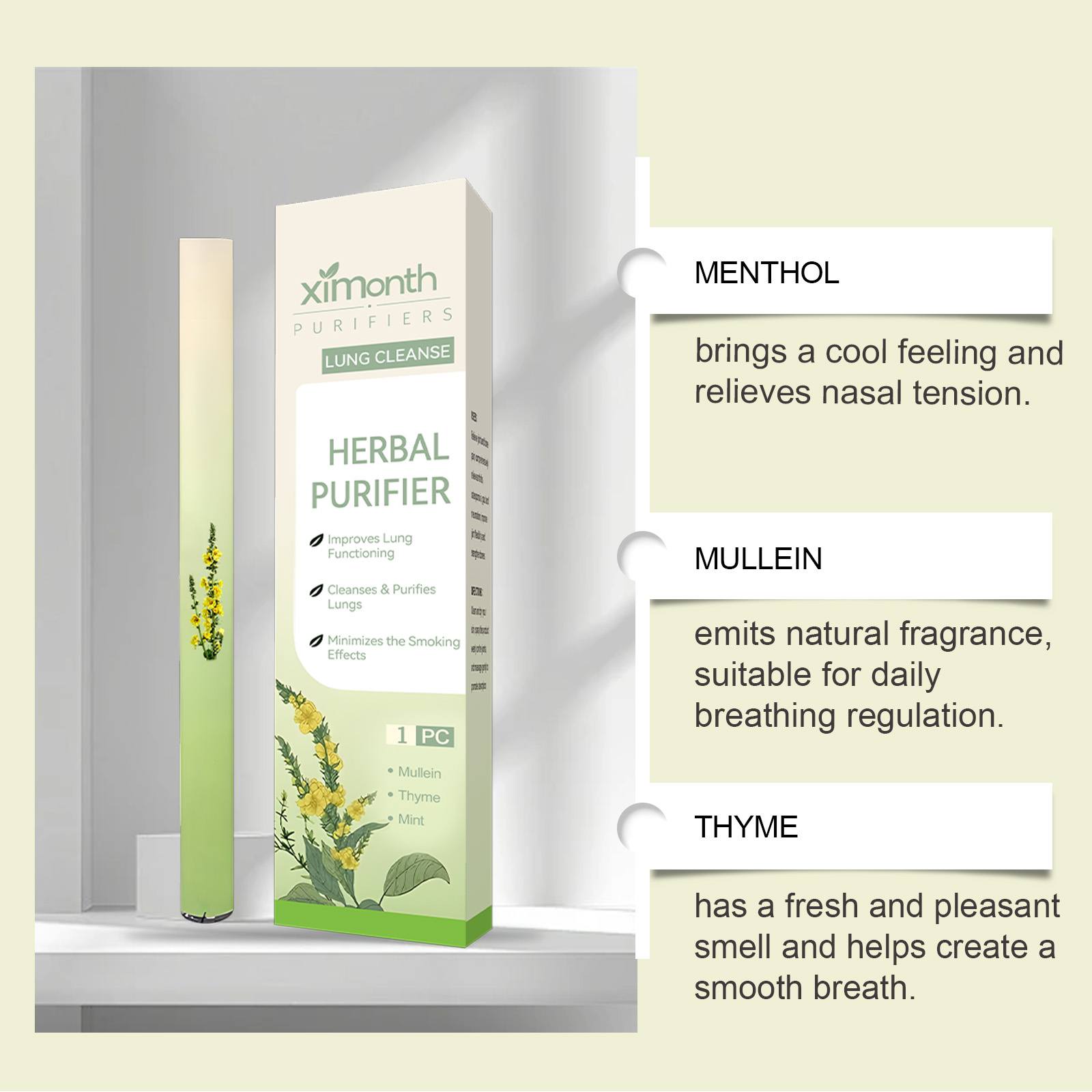 Tongkat Pernapasan Herbal Alam - Herbal And Wellness ulasan dan harga